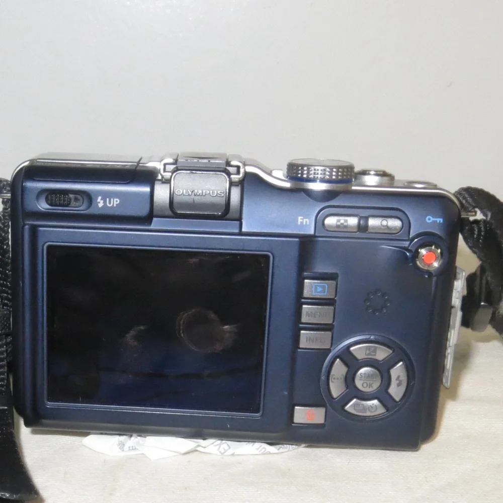 Olympus dark gray Digital Camera